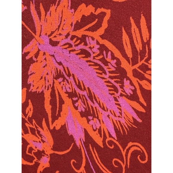 FREE PEOPLE Sz S Hello Lover Puff Ruched Sleeve Tunic Top Mini Dress Floral Boho - Picture 5 of 7